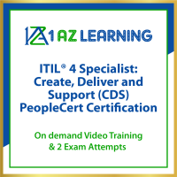 ITIL®4 Specialist Create Deliver and Support (CDS)-Elearning PeopleCert 1AZ LEARNING