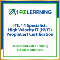 ITIL®4 Specialist High Velocity IT (HVIT) PeopleCert Certification video training 1AZ LEARNING