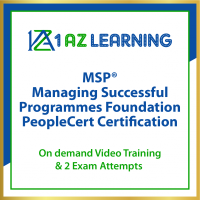 MSP® Foundation E-Learning PeopleCert Certification on Demand video Training 1AZ LEARNING